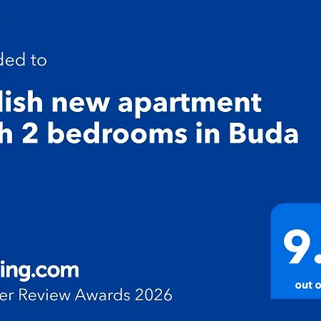 Stylish New With 2 Bedrooms In Buda 2 *